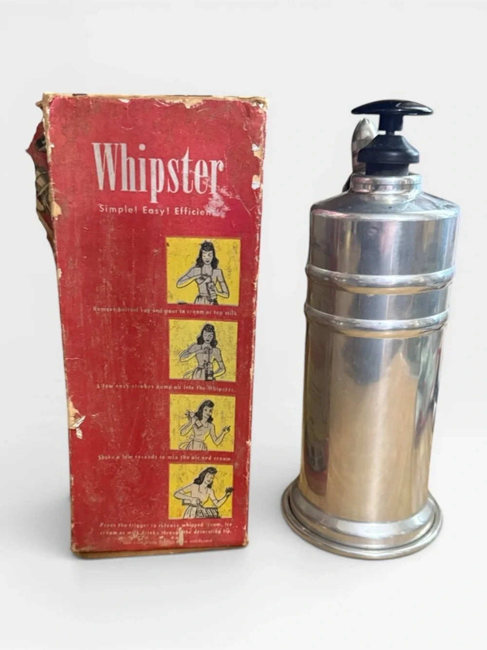 Vintage Whipster - A Multi-Purpose Kitchen Tool by Sullivan-Waldron Products Co
